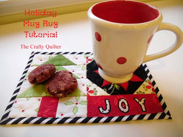 Holiday Mug Rug Tutorial