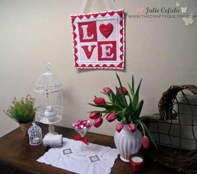 LOVE Letters Mini Quilt