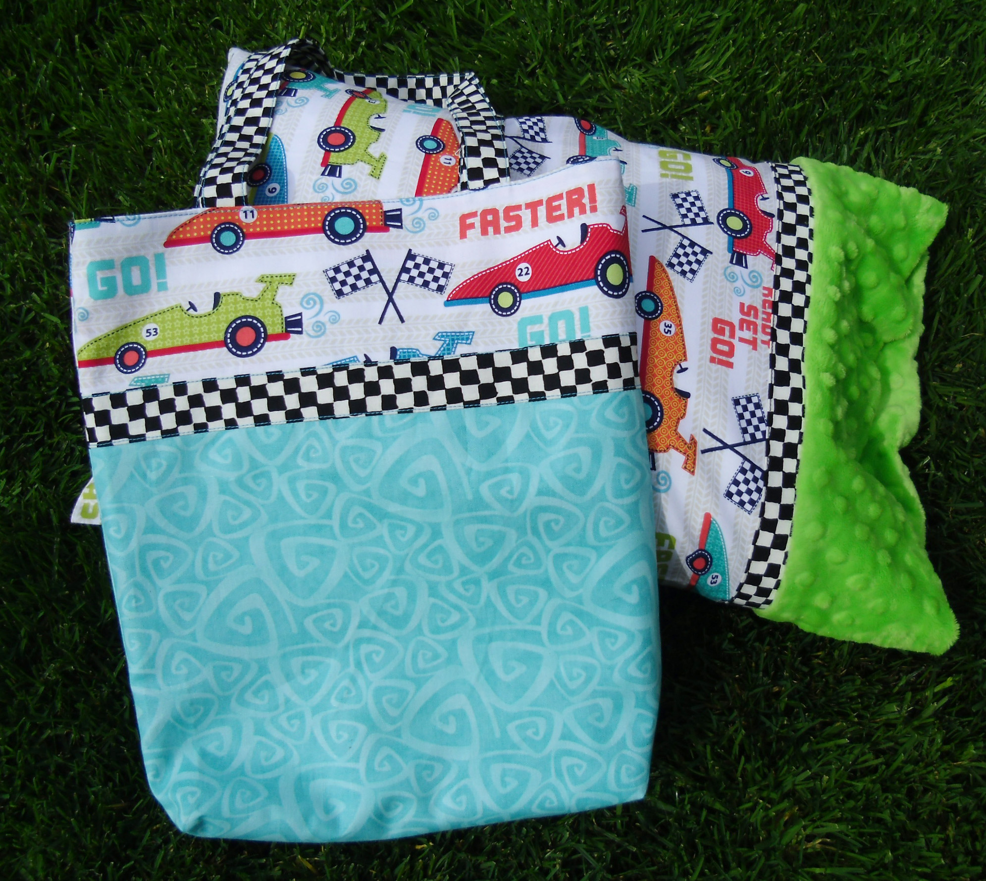 Travel size Pillow Case & Book Bag Tutorial