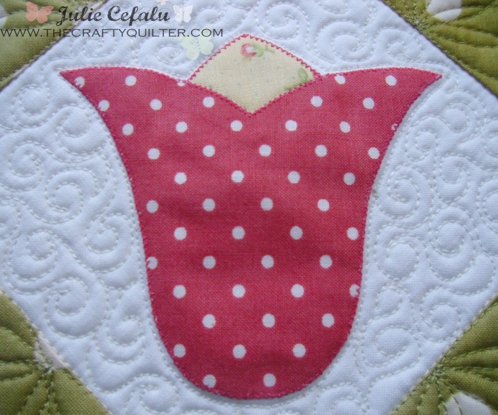 Tulip Applique @ The Crafty Quilter