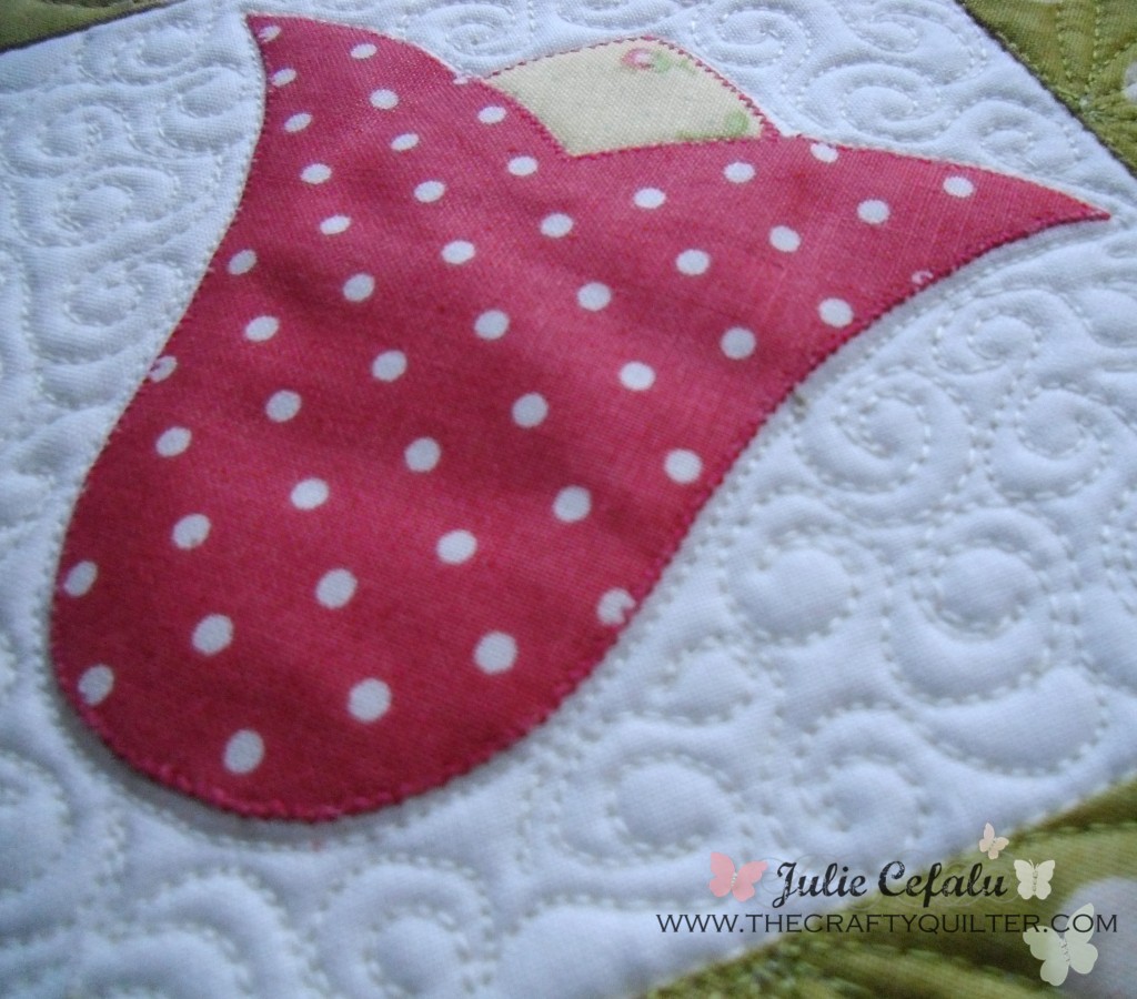 Tulip Applique at The Crafty Quilter