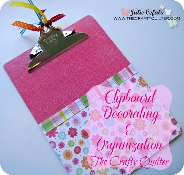 Decorating & Organizing with Clipboards Tutorial