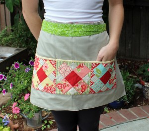 Patchwork Please! Sew Along - The polka-dot-cafe apron - The Crafty Quilter