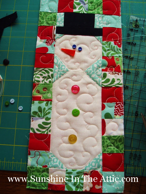 Snowman Quilt by Sunshine in the Attic