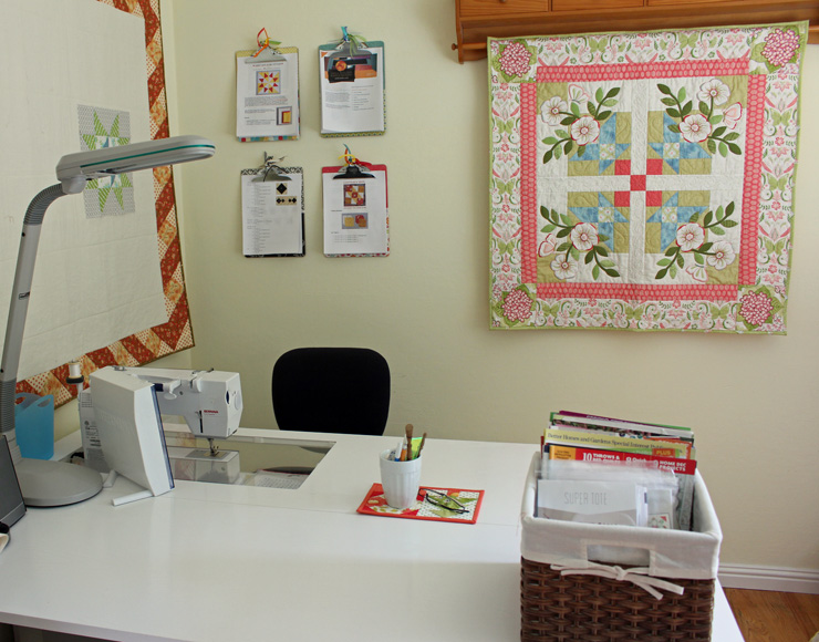 Sewing room table @ The Crafty Quilter