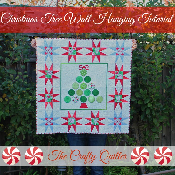 Christmas Tree Wall Hanging Tutorial @ The Crafty Quilter