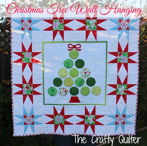 Christmas Tree Wall Hanging Tutorial @ The Crafty Quilter