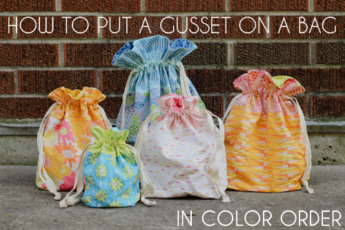 How to Put a Gusset Video Tutorial @ In Color Order