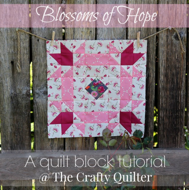 Blossoms of Hope Quilt Block Tutorial