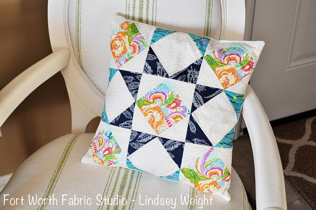 quilted star pillow