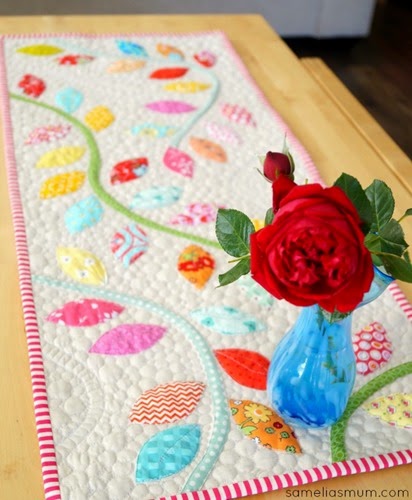 Bursting Buds Table Runner by SameliasMum