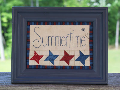 Framed Summertime by Jen Daly Quilts