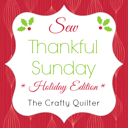 Sew Thankful Sunday, December 2015