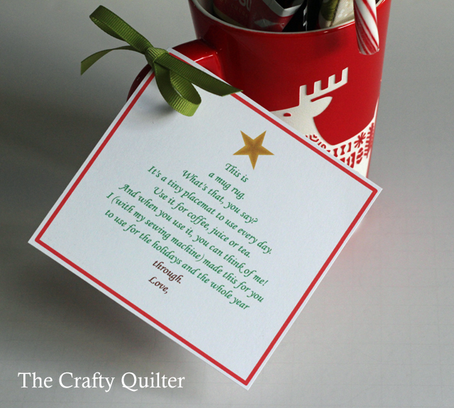 Christmas Once a Month - Handmade Gift Tags & More - The Crafty Quilter