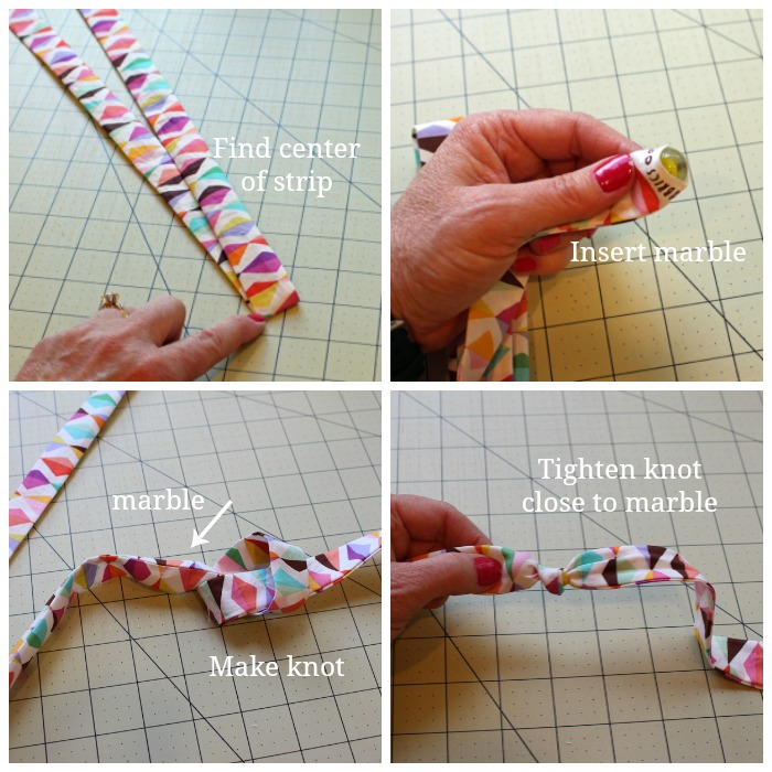 Fabric Covered Bead Necklace Tutorial @ The Crafty Quilter