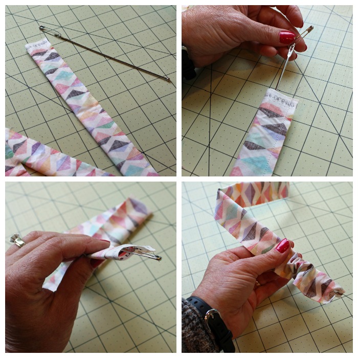 Fabric Covered Bead Necklace Tutorial @ The Crafty Quilter