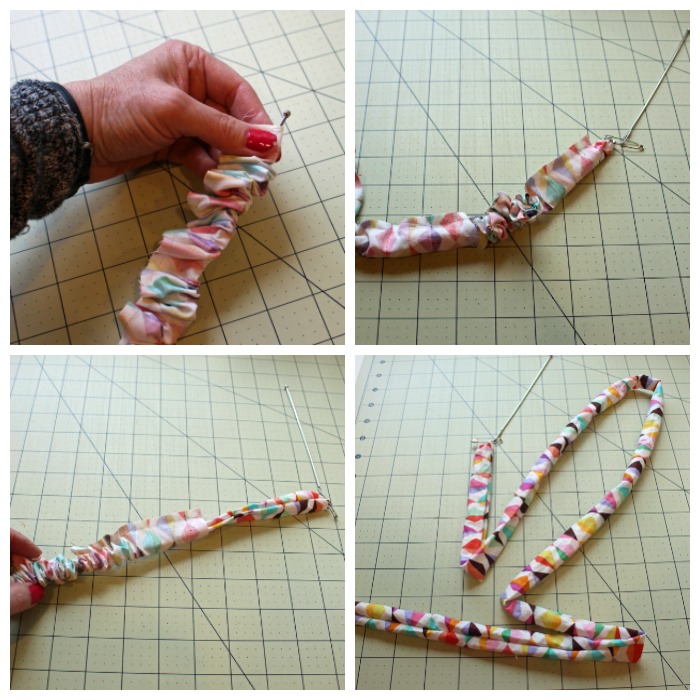 Fabric Covered Bead Necklace Tutorial @ The Crafty Quilter