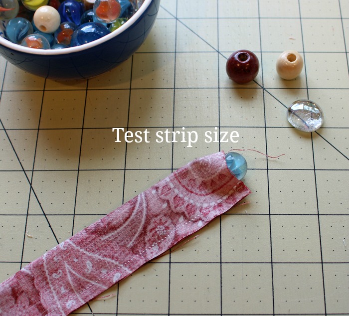 Fabric Covered Bead Necklace Tutorial @ The Crafty Quilter