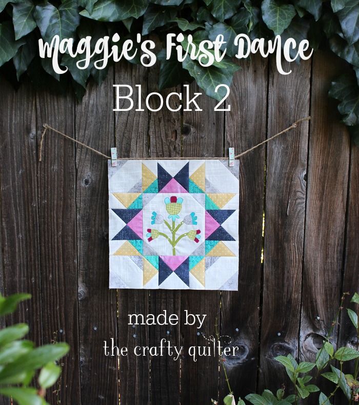 Maggie's First Dance, block 2 by Julie Cefalu