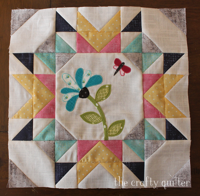 Maggie's First Dance, Block #4, made by Julie Cefalu @ The Crafty Quilter