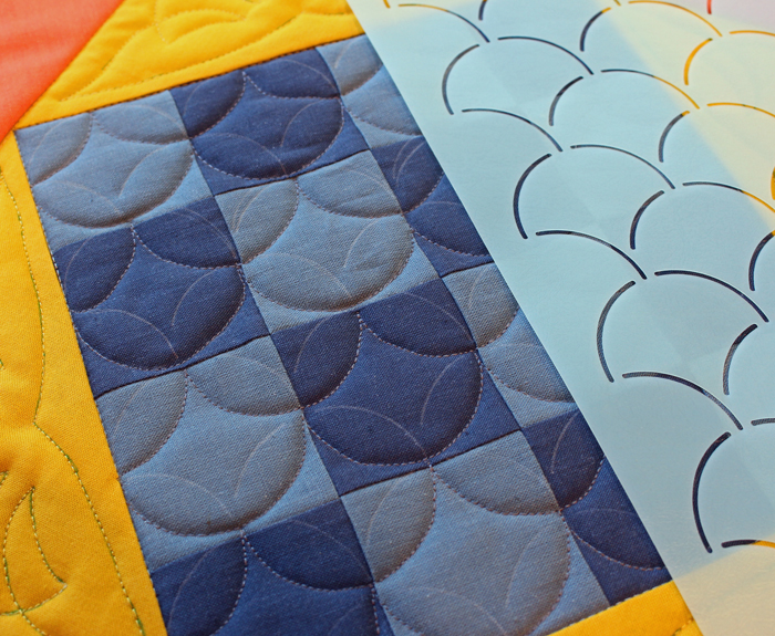 Everything you need to know about how to use stencils for quilting. Lots of tips and information about choosing the best size, marking, and stitching from Julie @ The Crafty Quilter