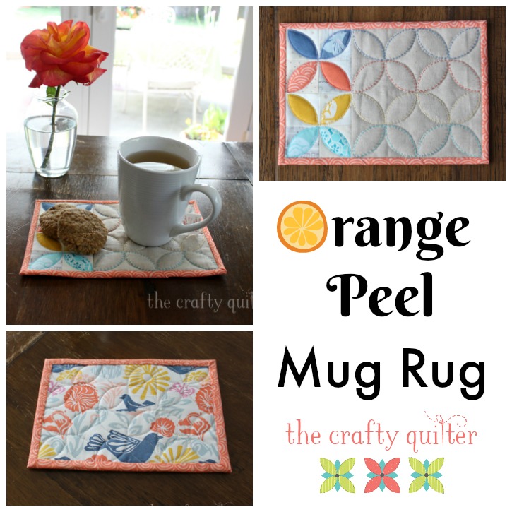 Orange Peel Mug Rug