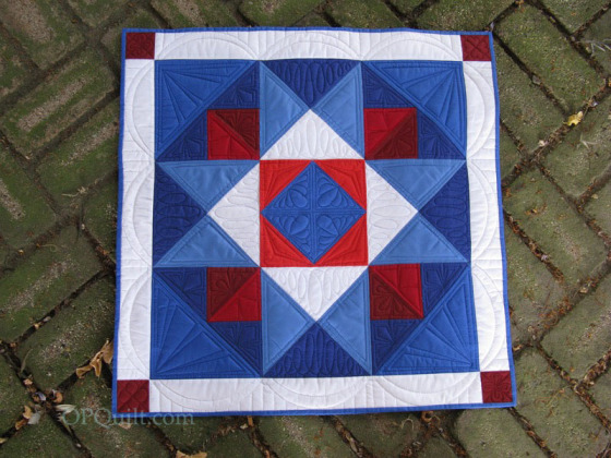 Red, White & Blue Star by Elizabeth @ Occasional Piece Quilt