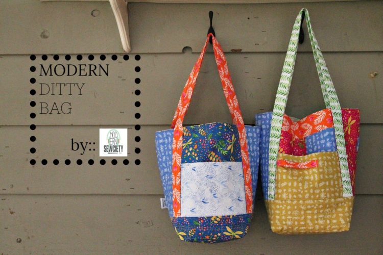 Modern Ditty Bag by Modern Sewciety for the Janome Blog