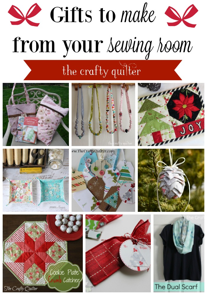 Gift ideas to make and give from your sewing room