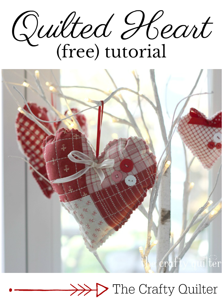 Quilted heart tutorial