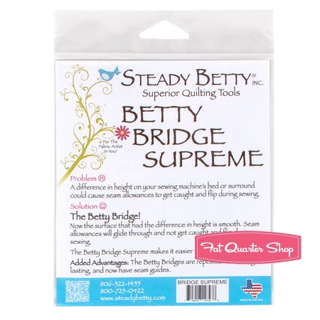 Prevent flipped seam allowances with the Betty Bridge Supreme