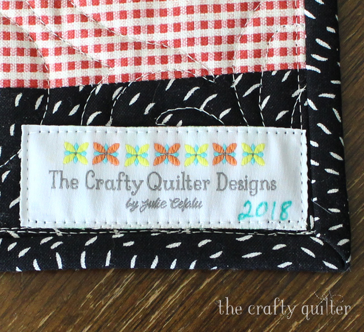 Custom labels from The Dutch Label Shop @ The Crafty Quilter