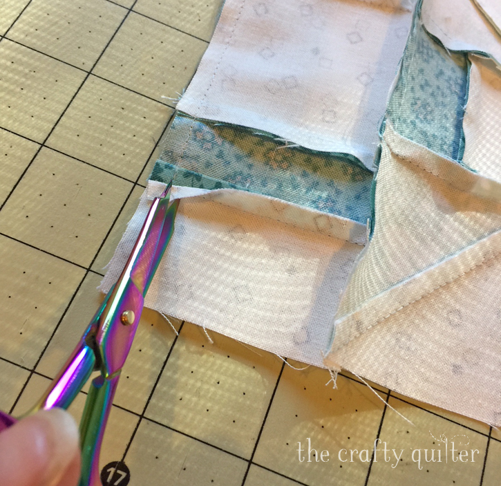 How to fix and prevent flipped seam allowances. It's easy! @ The Crafty Quilter