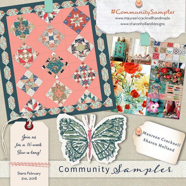 Community Sampler Sew a Long by Maureen Cracknell and Sharon Holland