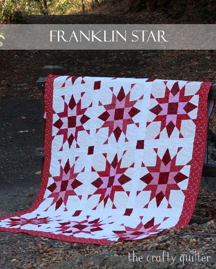 New pattern release:  Franklin Star and a giveaway!