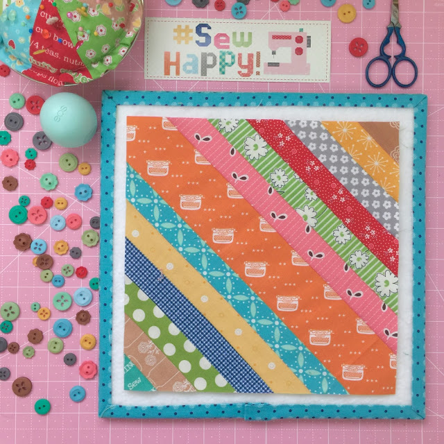 Scrappy String Block Tutorial @ Bee in my Bonnet