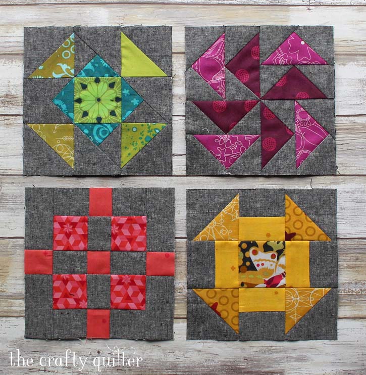 Quilt blocks made by Julie Cefalu. Part of my Best of 2018 blog posts @ The Crafty Quilter