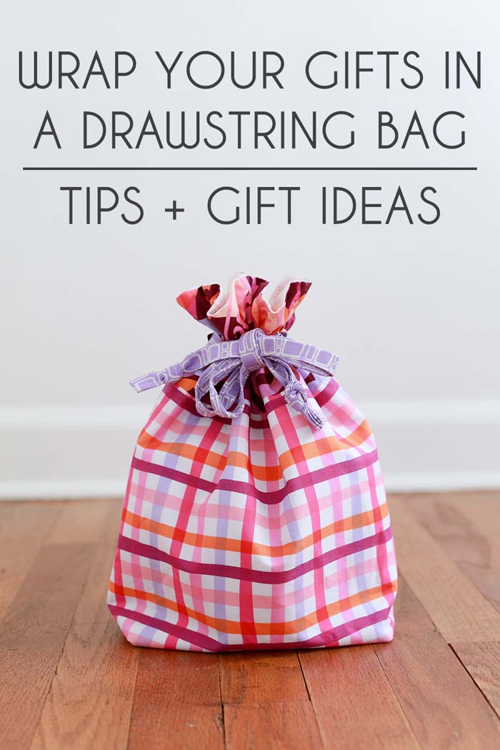 Tips & Ideas to Wrap your Gifts in A Drawstring Bag @ In Color Order