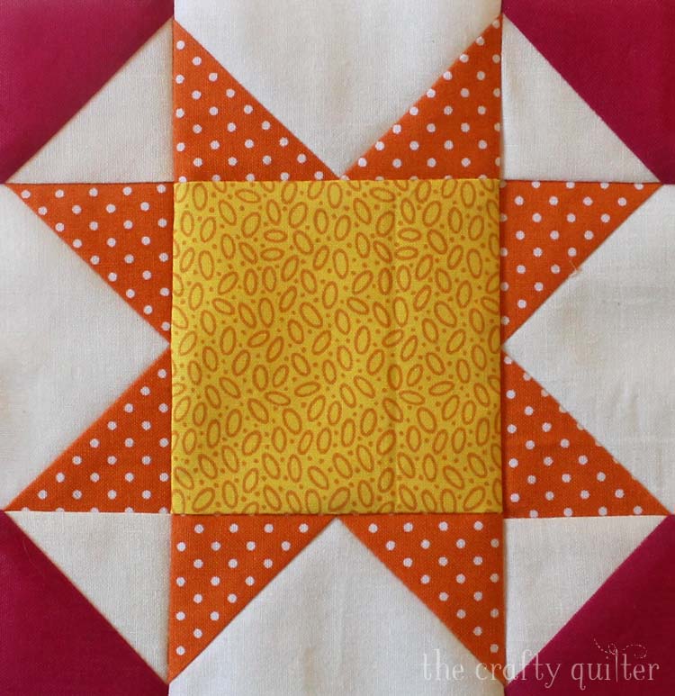 The Summer Fun Quilt Along @ The Crafty Quilter creates a bright and happy wall hanging that measures 30" x 32". Week 4 instructions include the Sunny Star block and the Butterfly block.