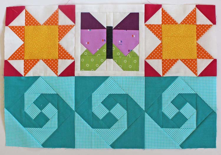 The Summer Fun Quilt Along @ The Crafty Quilter creates a bright and happy wall hanging that measures 30" x 32". Week 5 instructions include the SUMMER applique section and finishing instructions.