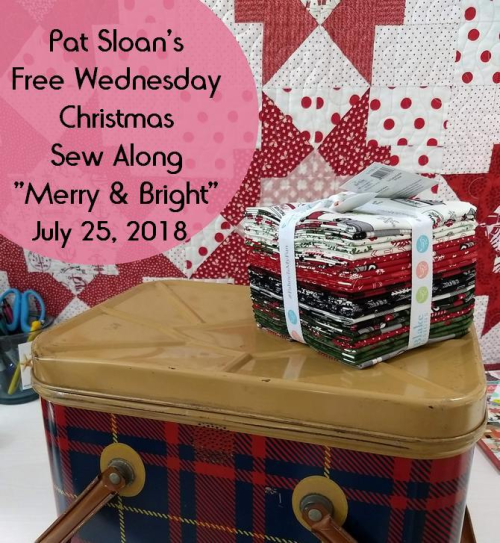 Pat Sloan's Merry & Bright Sew Along @ I Love to Make Quilts . com