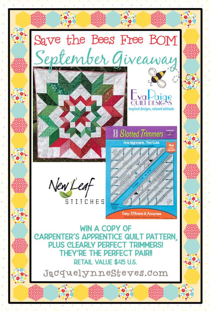 https://thecraftyquilter.com/wp-content/uploads/2018/08/Save-the-Bees-BOM-Giveaway-September-2018-Jacquelynne-Steves.jpg