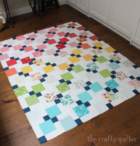 Disappearing 9-patch QAL, week 3 - The Crafty Quilter