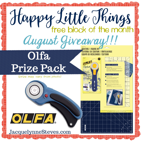 Happy Little Things giveaway winner & thoughts on mini quilts