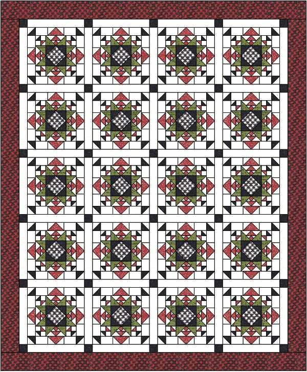 Quilt design by Julie Cefalu @ The Crafty Quilter using EQ8.  Pattern coming soon!