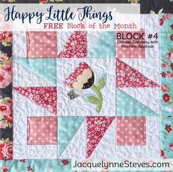 Happy Little Things BOM month 4 & giveaway