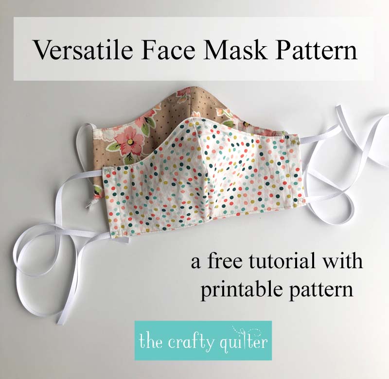 Versatile Face Mask pattern and tutorial