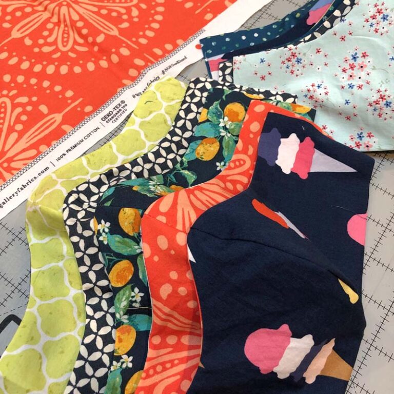 Face mask pattern updates and a finished quilt top