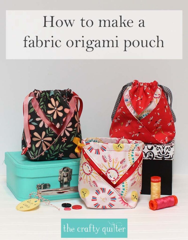 Fabric Origami Pouch Tutorial & Video