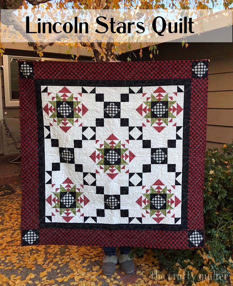 Lincoln Stars quilt pattern on sale & Happy Thanksgiving!